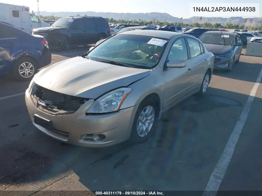 2010 Nissan Altima S VIN: 1N4AL2AP3AN444938 Lot: 40311179