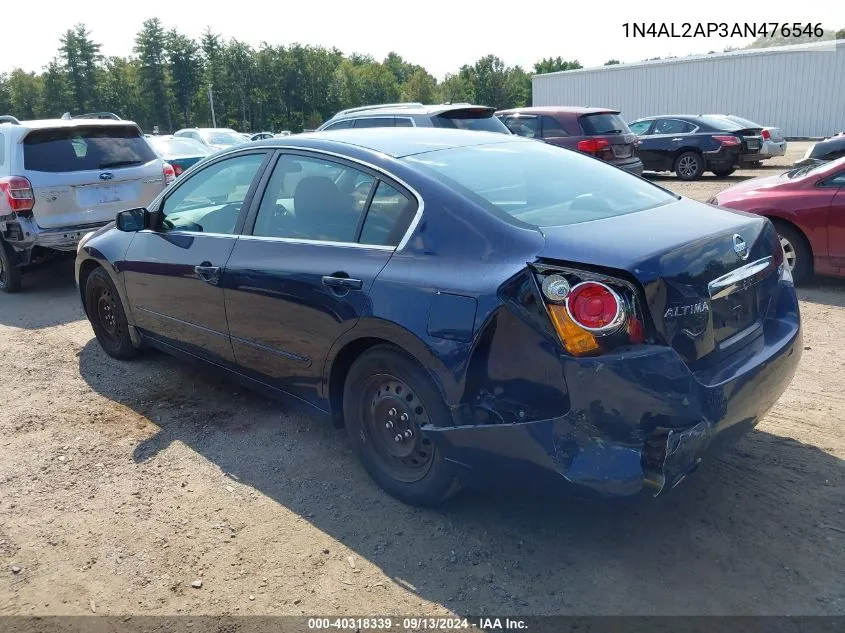 1N4AL2AP3AN476546 2010 Nissan Altima S