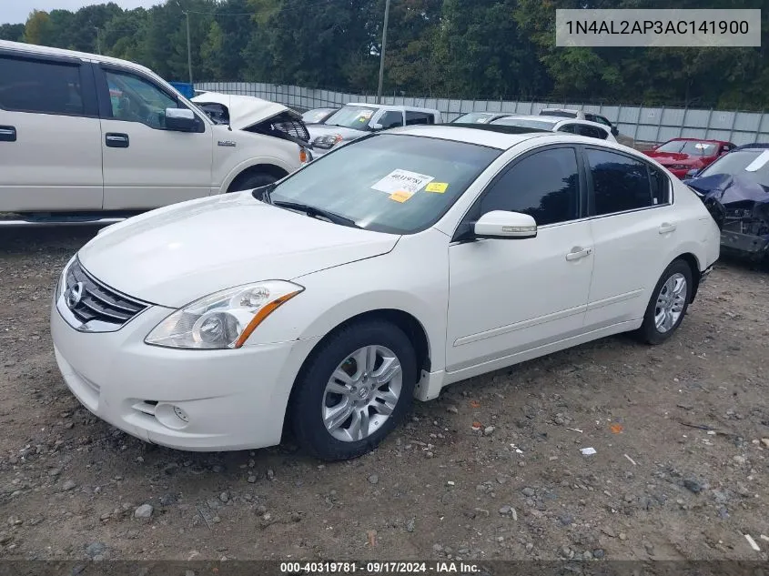 2010 Nissan Altima 2.5 S VIN: 1N4AL2AP3AC141900 Lot: 40319781