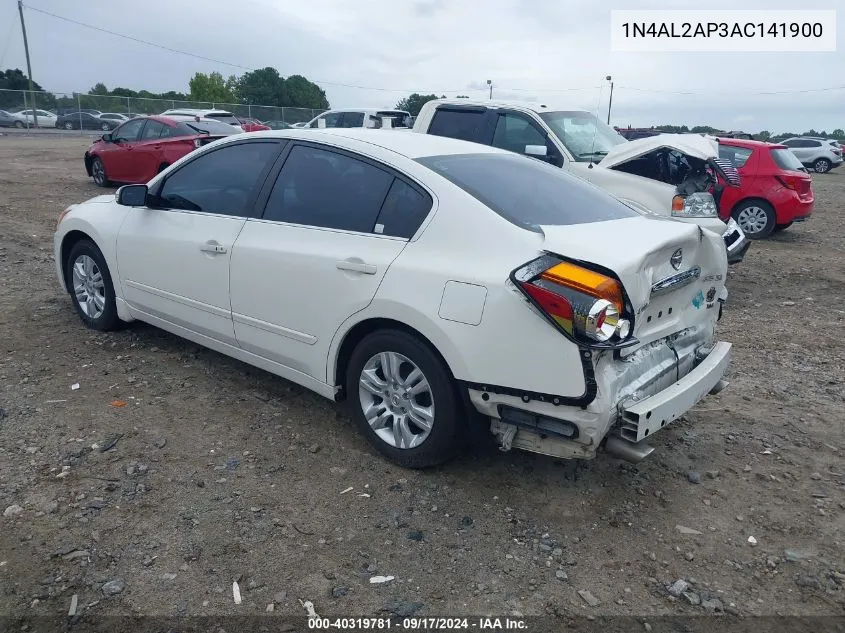 2010 Nissan Altima 2.5 S VIN: 1N4AL2AP3AC141900 Lot: 40319781