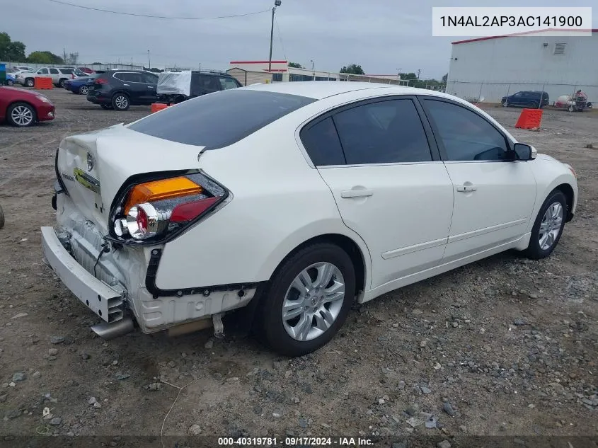 2010 Nissan Altima 2.5 S VIN: 1N4AL2AP3AC141900 Lot: 40319781