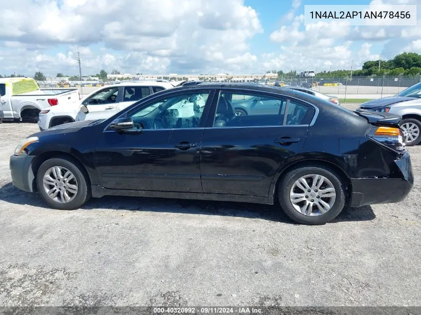 2010 Nissan Altima S VIN: 1N4AL2AP1AN478456 Lot: 40320992