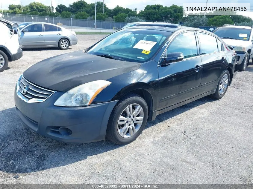 2010 Nissan Altima S VIN: 1N4AL2AP1AN478456 Lot: 40320992