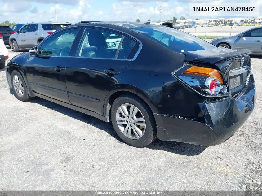 2010 Nissan Altima S VIN: 1N4AL2AP1AN478456 Lot: 40320992