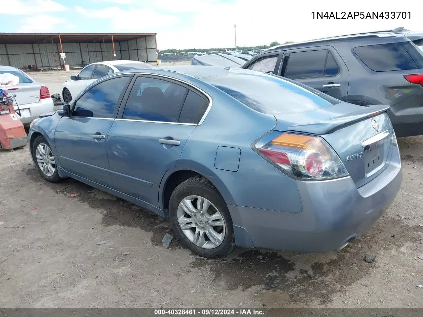 2010 Nissan Altima S VIN: 1N4AL2AP5AN433701 Lot: 40328461