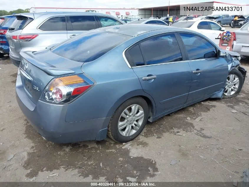 2010 Nissan Altima S VIN: 1N4AL2AP5AN433701 Lot: 40328461