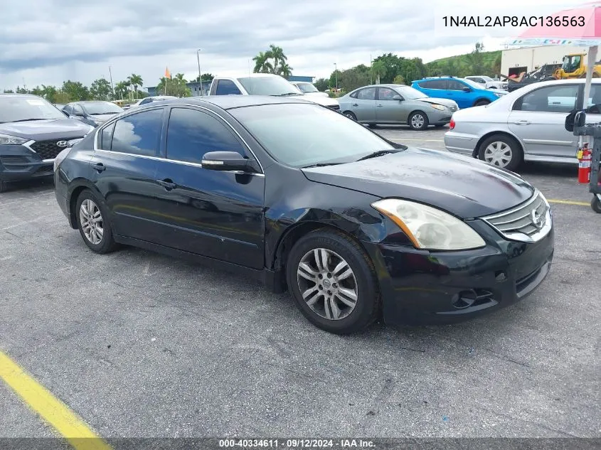 2010 Nissan Altima 2.5 S VIN: 1N4AL2AP8AC136563 Lot: 40334611