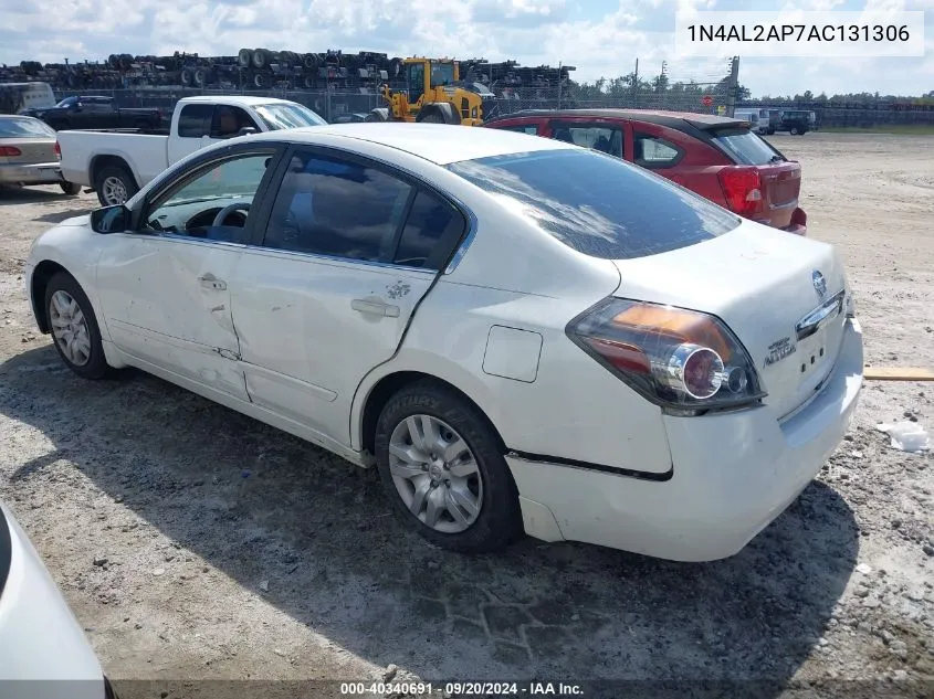 2010 Nissan Altima 2.5 S VIN: 1N4AL2AP7AC131306 Lot: 40340691