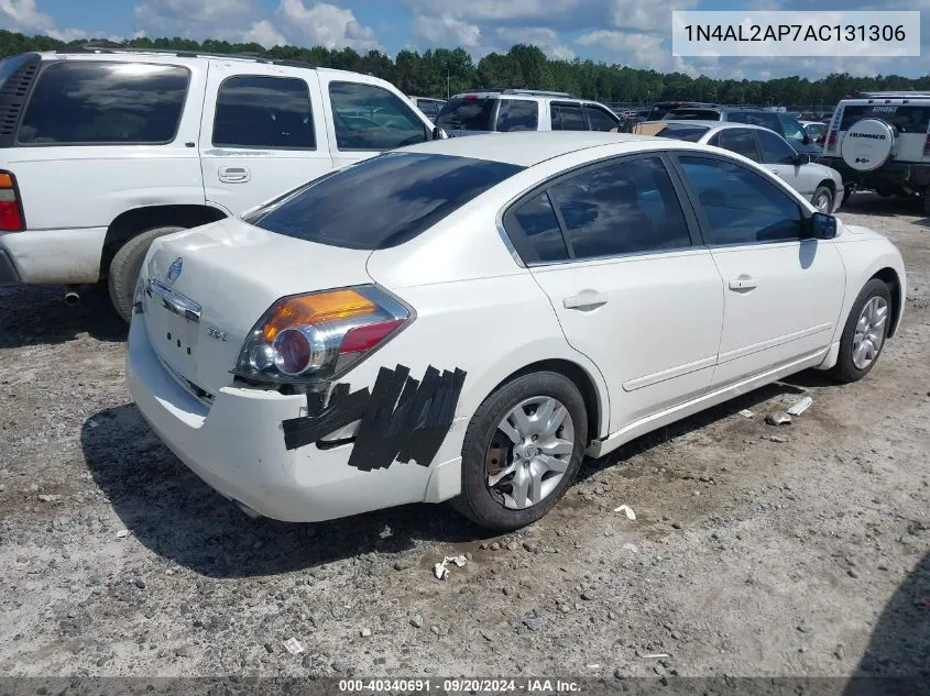 2010 Nissan Altima 2.5 S VIN: 1N4AL2AP7AC131306 Lot: 40340691