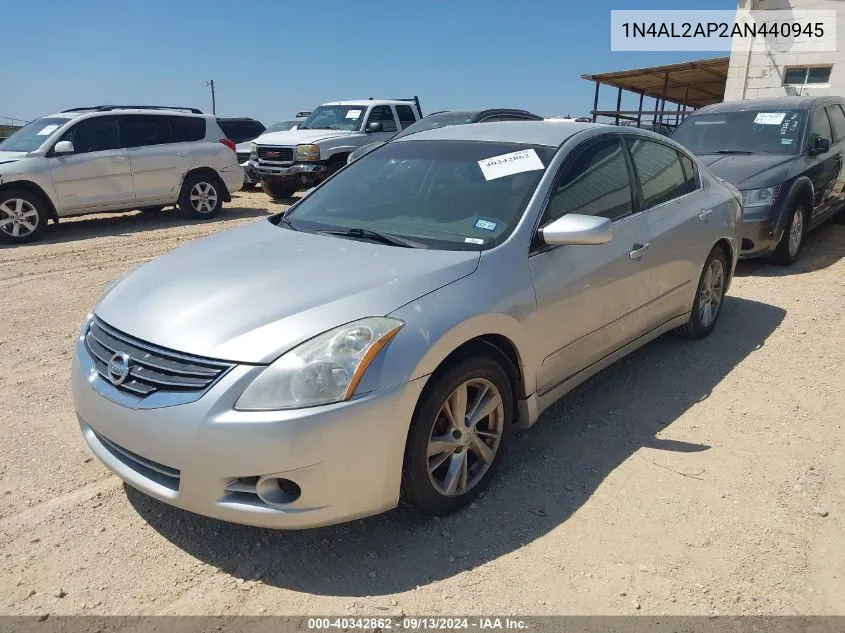 2010 Nissan Altima 2.5 S VIN: 1N4AL2AP2AN440945 Lot: 40342862