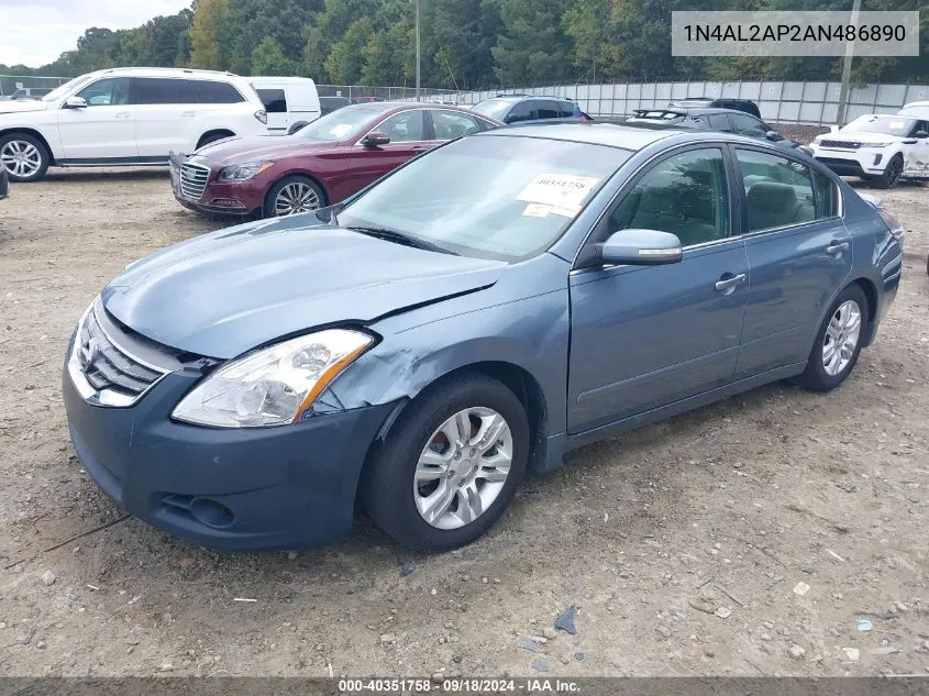 2010 Nissan Altima 2.5 S VIN: 1N4AL2AP2AN486890 Lot: 40351758