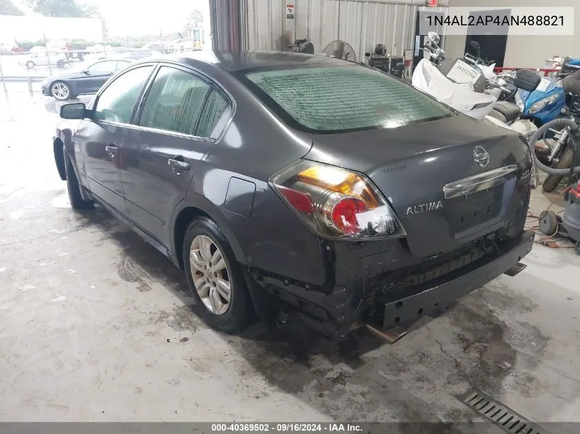 2010 Nissan Altima 2.5 S VIN: 1N4AL2AP4AN488821 Lot: 40369502