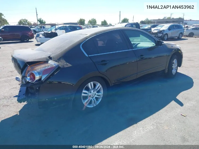 2010 Nissan Altima 2.5 S VIN: 1N4AL2AP1AN453962 Lot: 40401092