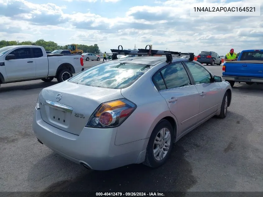 2010 Nissan Altima 2.5 S VIN: 1N4AL2AP0AC164521 Lot: 40412479