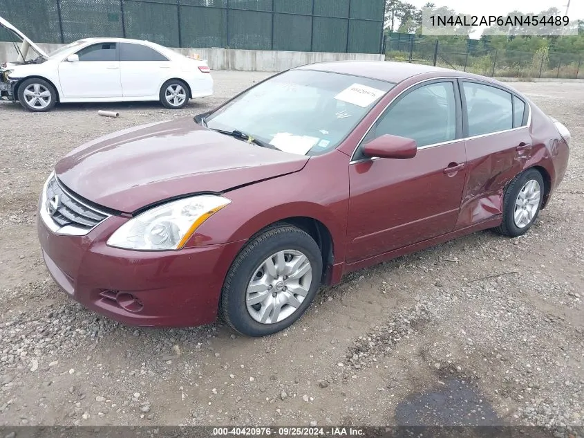 2010 Nissan Altima 2.5 S VIN: 1N4AL2AP6AN454489 Lot: 40420976