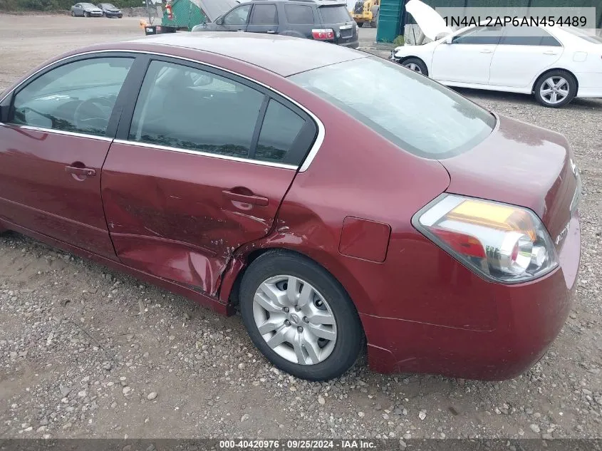 2010 Nissan Altima 2.5 S VIN: 1N4AL2AP6AN454489 Lot: 40420976