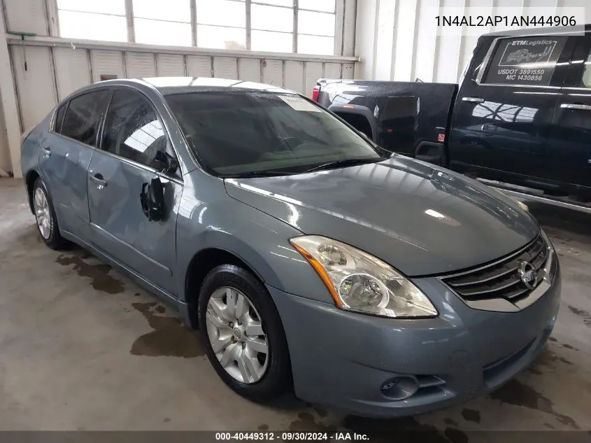 2010 Nissan Altima 2.5 S VIN: 1N4AL2AP1AN444906 Lot: 40449312