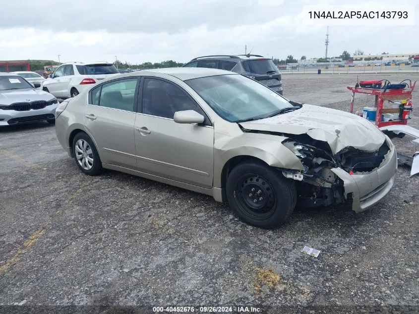 2010 Nissan Altima 2.5 S VIN: 1N4AL2AP5AC143793 Lot: 40452675