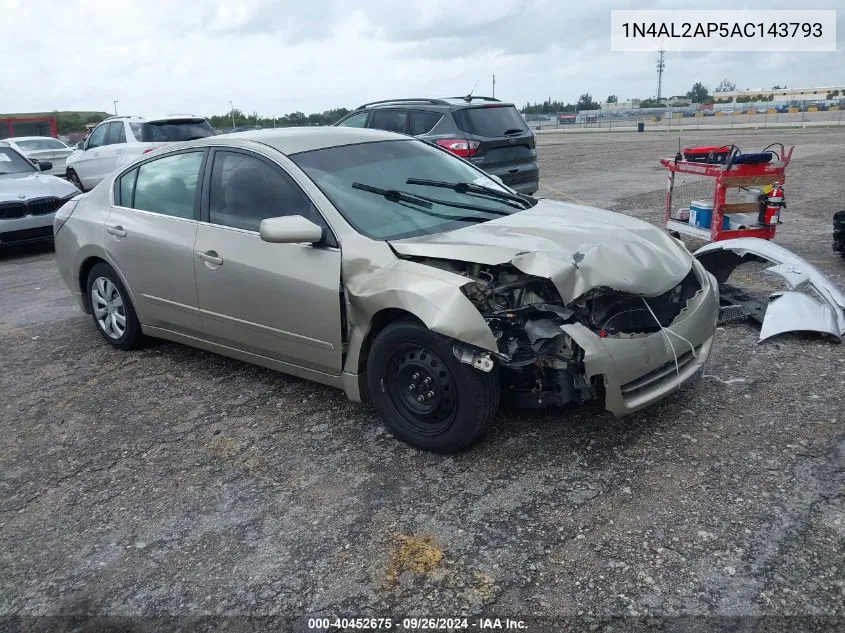 2010 Nissan Altima 2.5 S VIN: 1N4AL2AP5AC143793 Lot: 40452675