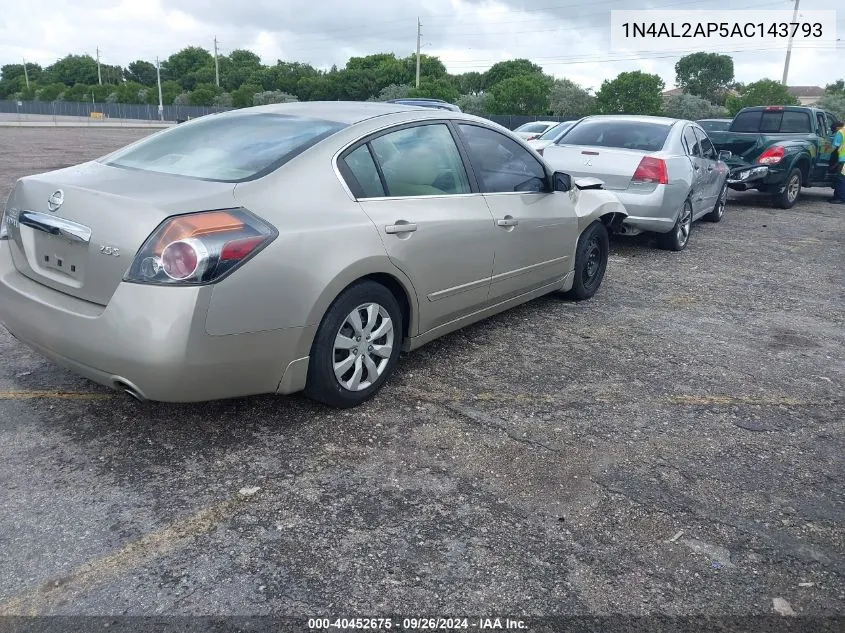 1N4AL2AP5AC143793 2010 Nissan Altima 2.5 S