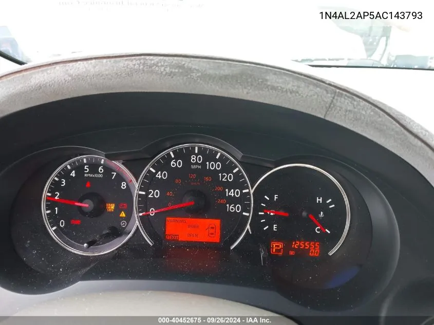 1N4AL2AP5AC143793 2010 Nissan Altima 2.5 S