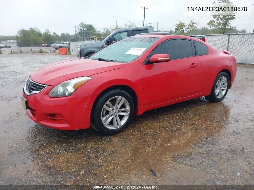 2010 Nissan Altima 2.5 S VIN: 1N4AL2EP3AC188578 Lot: 40455832