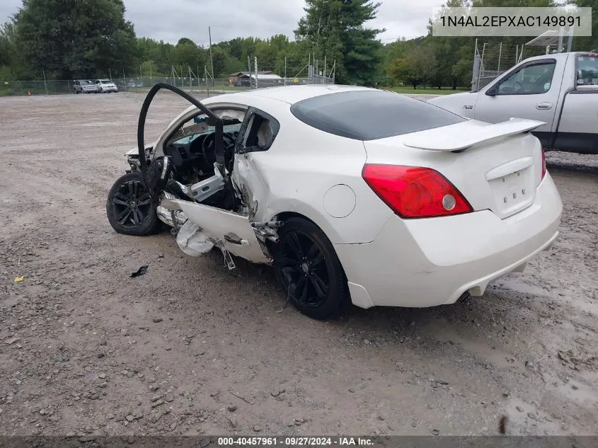 2010 Nissan Altima 2.5 S VIN: 1N4AL2EPXAC149891 Lot: 40457961