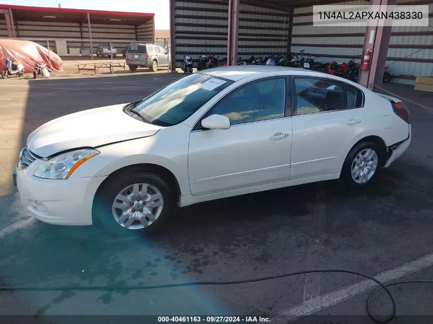 2010 Nissan Altima 2.5 S VIN: 1N4AL2APXAN438330 Lot: 40461163