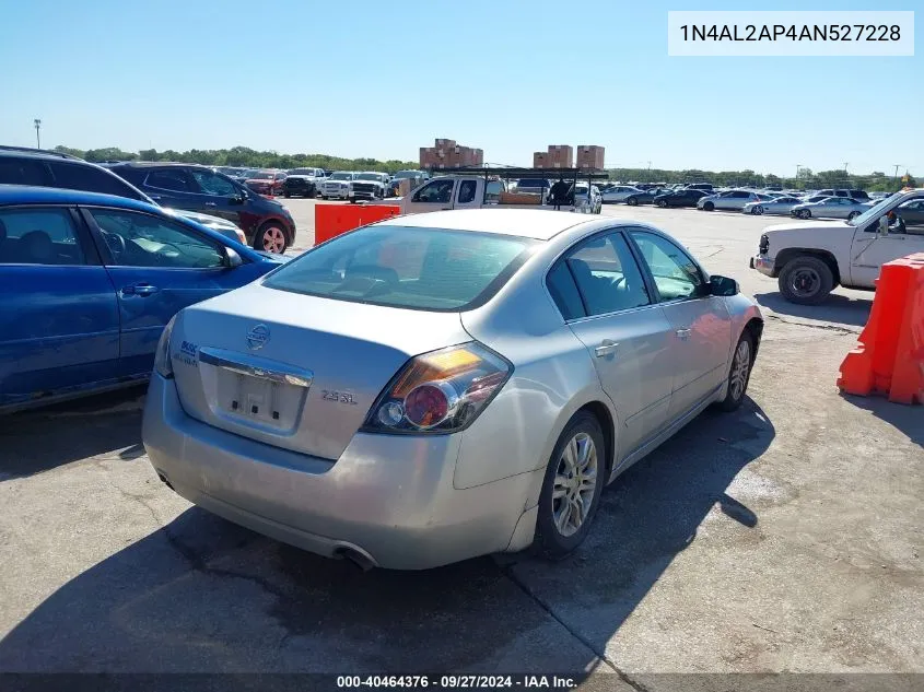 2010 Nissan Altima 2.5 S VIN: 1N4AL2AP4AN527228 Lot: 40464376