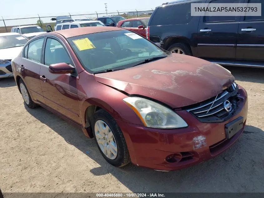 2010 Nissan Altima 2.5 S VIN: 1N4AL2AP5AN532793 Lot: 40485880