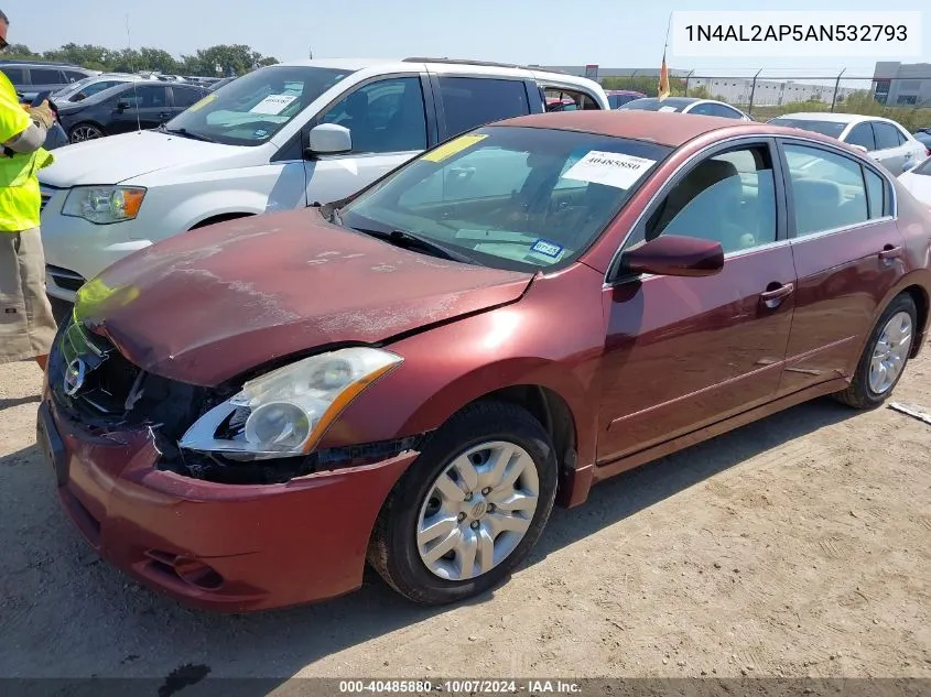 2010 Nissan Altima 2.5 S VIN: 1N4AL2AP5AN532793 Lot: 40485880