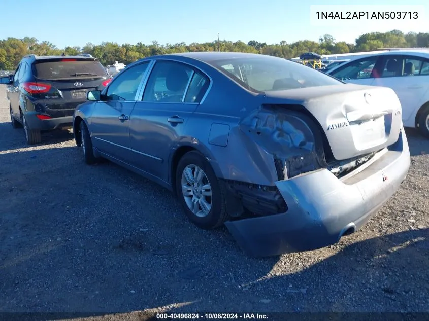 2010 Nissan Altima S VIN: 1N4AL2AP1AN503713 Lot: 40496824