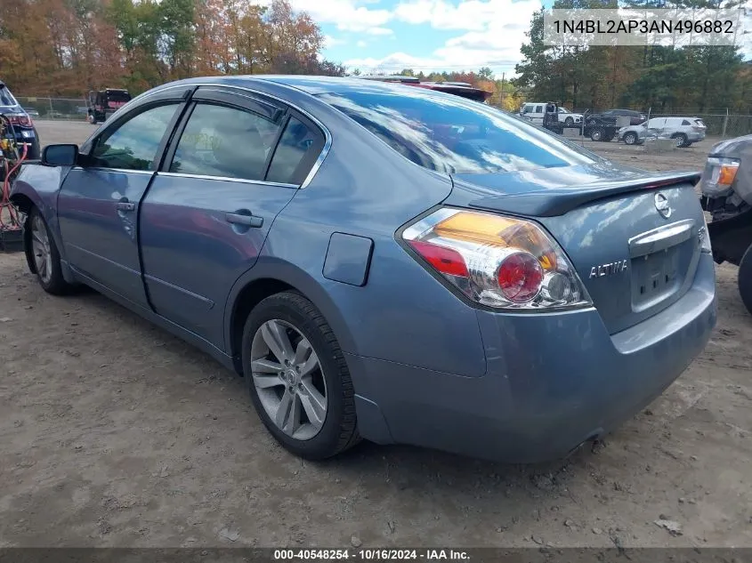 2010 Nissan Altima 3.5 Sr VIN: 1N4BL2AP3AN496882 Lot: 40548254