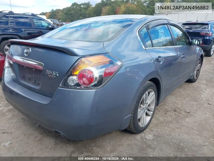 2010 Nissan Altima 3.5 Sr VIN: 1N4BL2AP3AN496882 Lot: 40548254