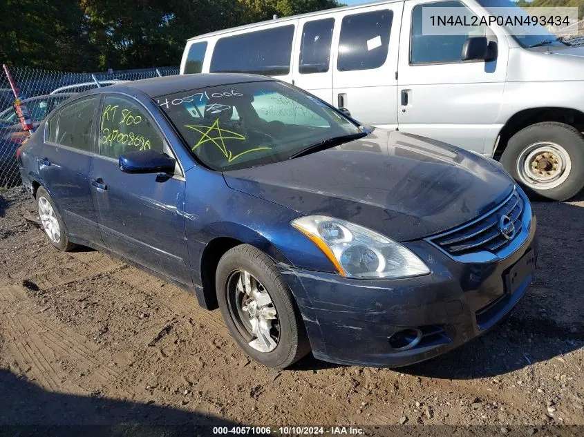 2010 Nissan Altima 2.5 S VIN: 1N4AL2AP0AN493434 Lot: 40571006