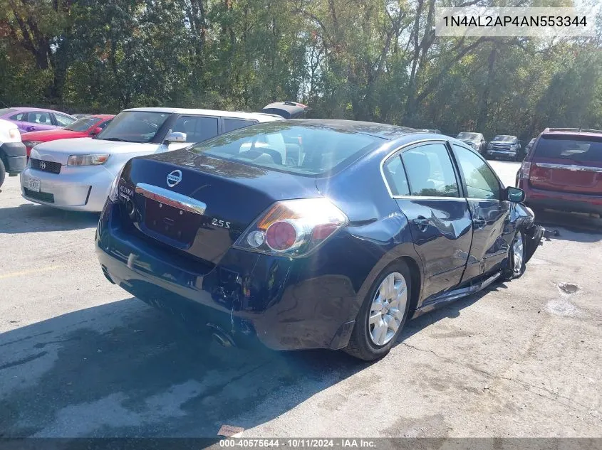 2010 Nissan Altima 2.5 S VIN: 1N4AL2AP4AN553344 Lot: 40575644