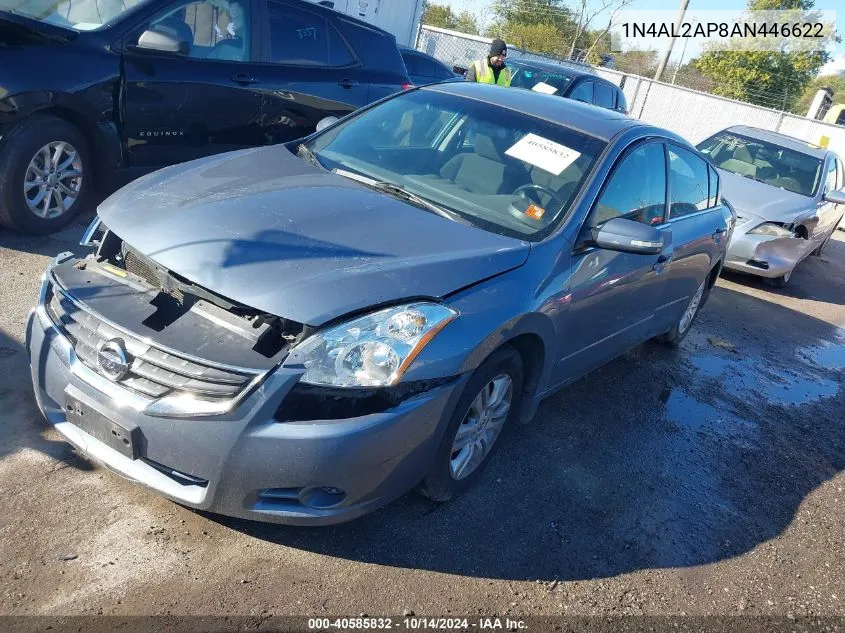 2010 Nissan Altima S VIN: 1N4AL2AP8AN446622 Lot: 40585832