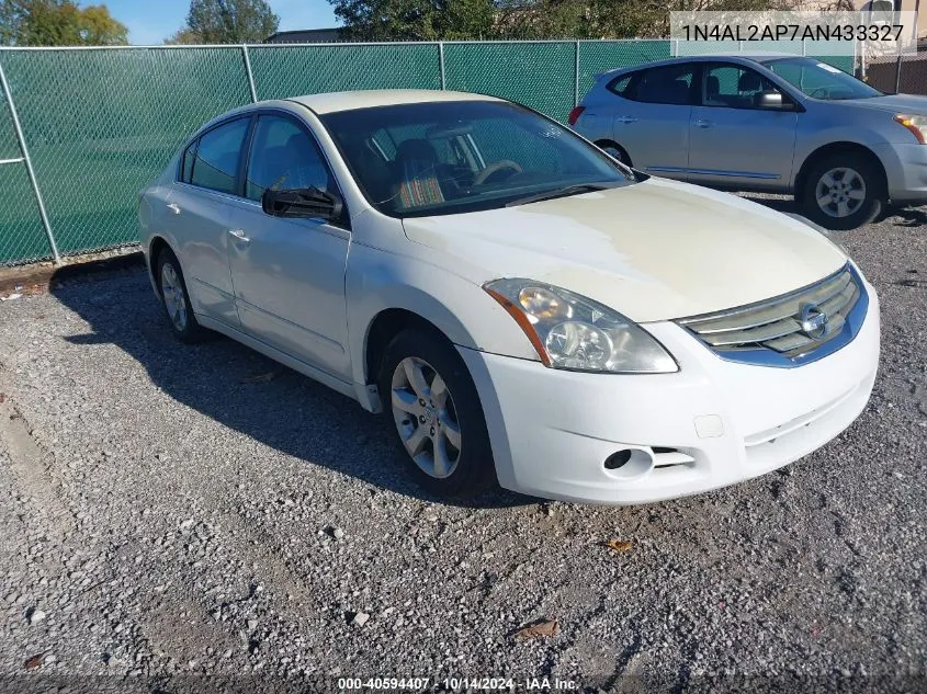 2010 Nissan Altima S VIN: 1N4AL2AP7AN433327 Lot: 40594407