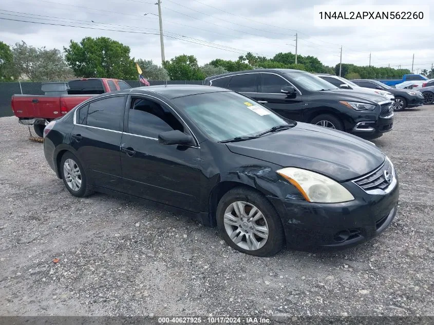 2010 Nissan Altima 2.5 S VIN: 1N4AL2APXAN562260 Lot: 40627925