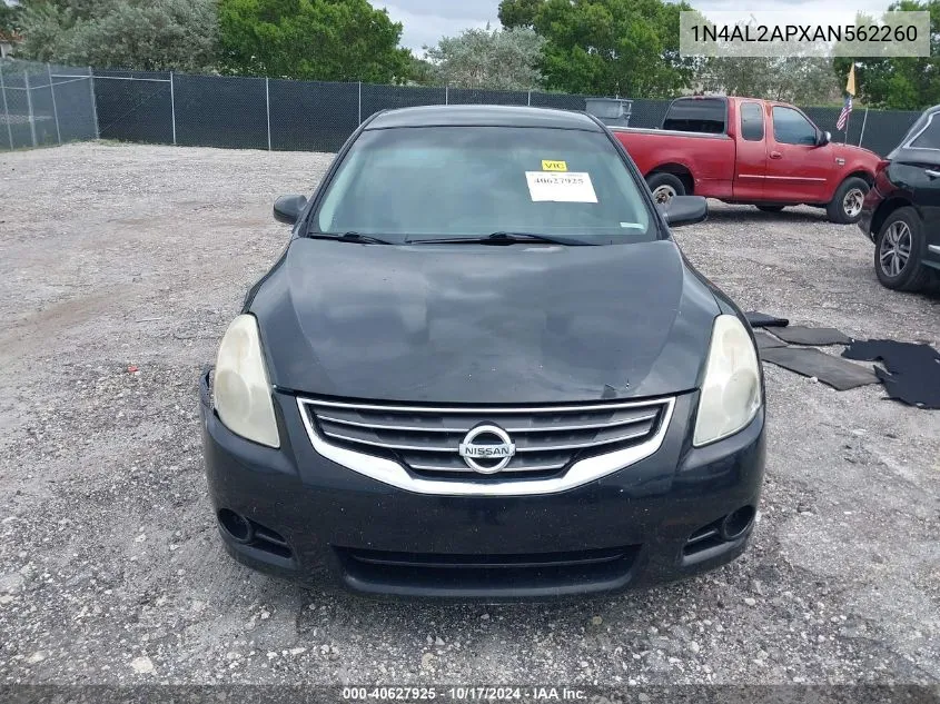 2010 Nissan Altima 2.5 S VIN: 1N4AL2APXAN562260 Lot: 40627925