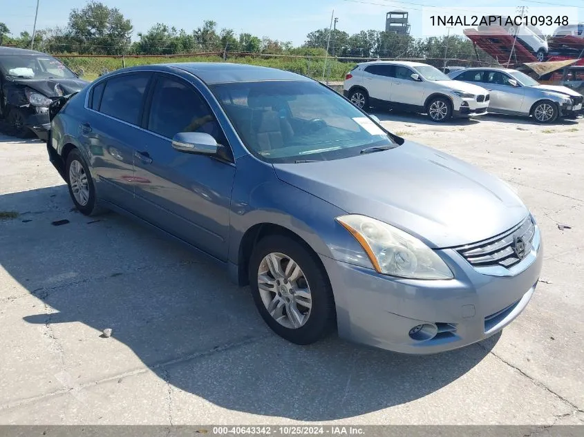 2010 Nissan Altima 2.5 S VIN: 1N4AL2AP1AC109348 Lot: 40643342