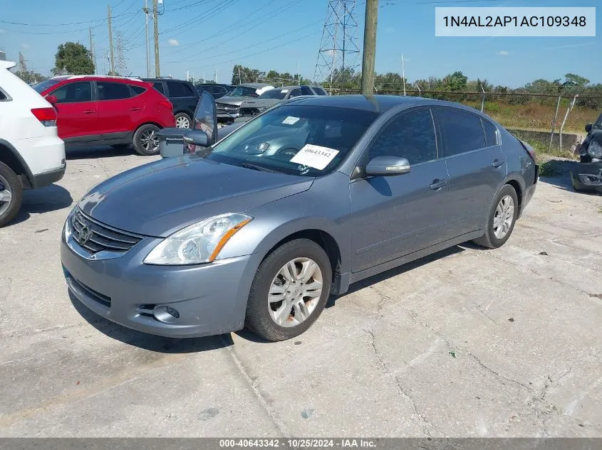 2010 Nissan Altima 2.5 S VIN: 1N4AL2AP1AC109348 Lot: 40643342