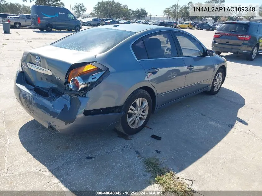 2010 Nissan Altima 2.5 S VIN: 1N4AL2AP1AC109348 Lot: 40643342