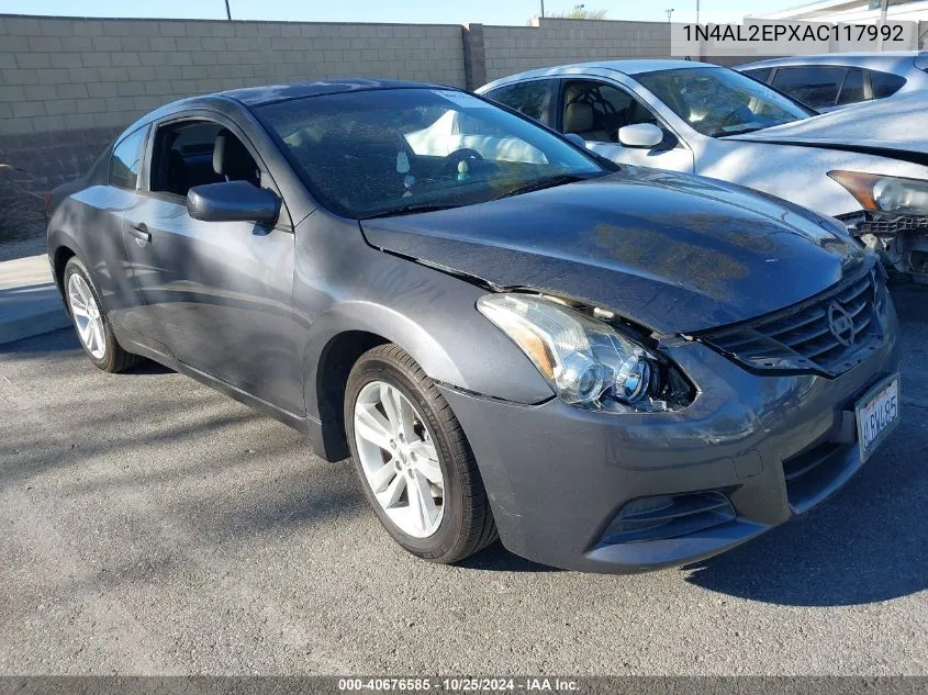 2010 Nissan Altima 2.5 S VIN: 1N4AL2EPXAC117992 Lot: 40676585