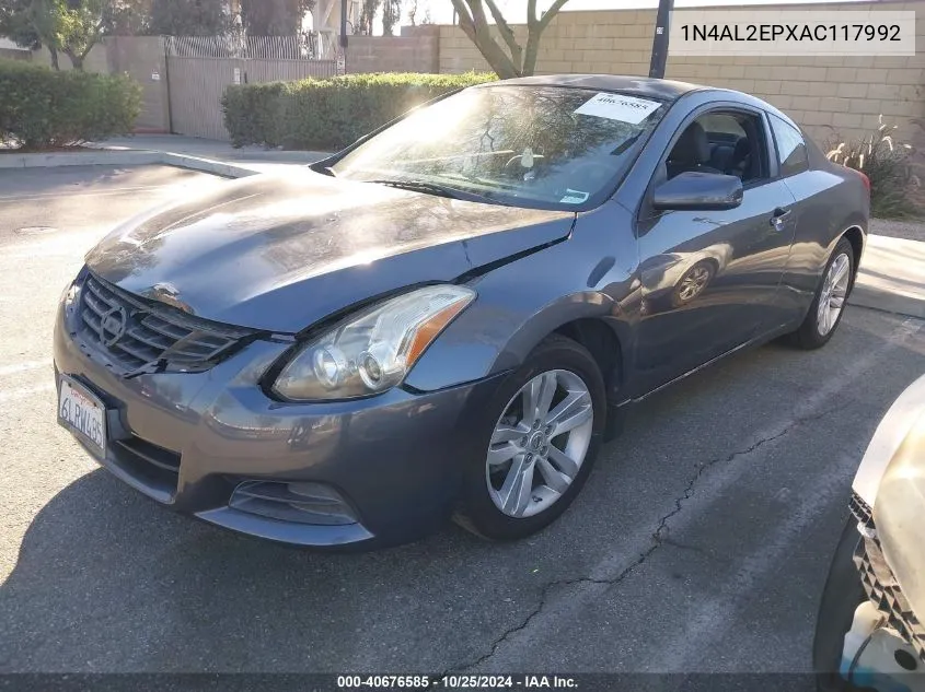 2010 Nissan Altima 2.5 S VIN: 1N4AL2EPXAC117992 Lot: 40676585