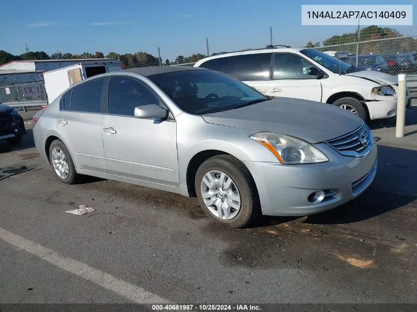 1N4AL2AP7AC140409 2010 Nissan Altima 2.5 S