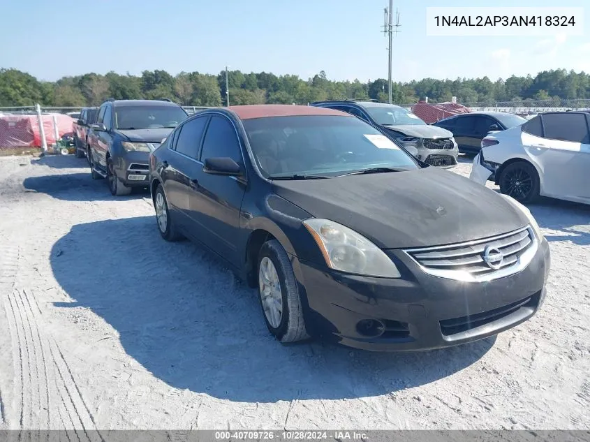 2010 Nissan Altima 2.5 S VIN: 1N4AL2AP3AN418324 Lot: 40709726