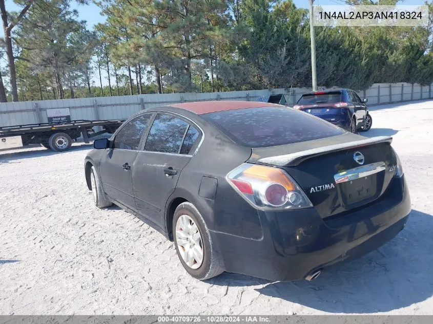 2010 Nissan Altima 2.5 S VIN: 1N4AL2AP3AN418324 Lot: 40709726