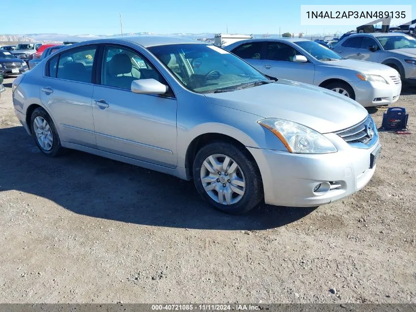 2010 Nissan Altima 2.5 S VIN: 1N4AL2AP3AN489135 Lot: 40721085