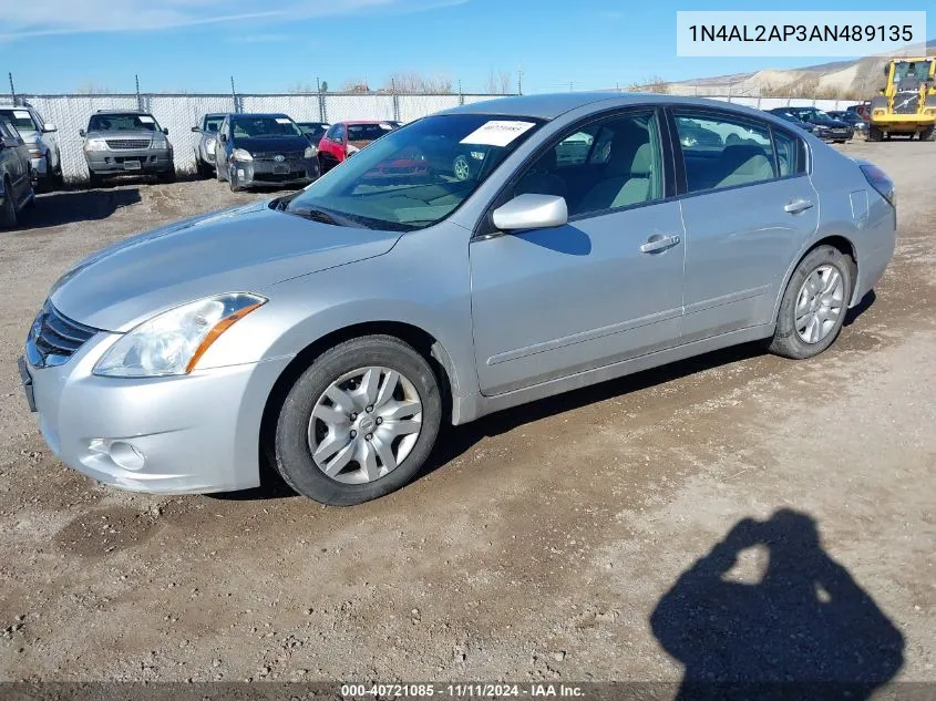 2010 Nissan Altima 2.5 S VIN: 1N4AL2AP3AN489135 Lot: 40721085